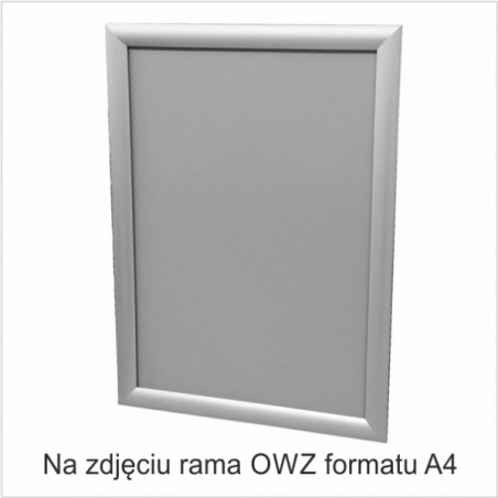 Ramka Plakatowa Owz 25Mm Profil Alu Ostre Narożniki A3 Tzw25/A3Bg 2X3