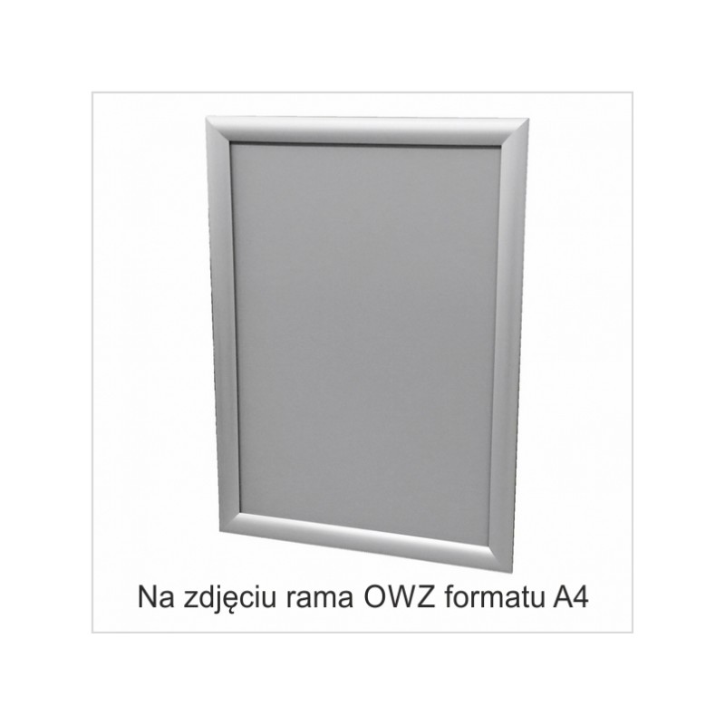 Ramka Plakatowa Owz 25Mm Profil Alu Ostre Narożniki A3 Tzw25/A3Bg 2X3
