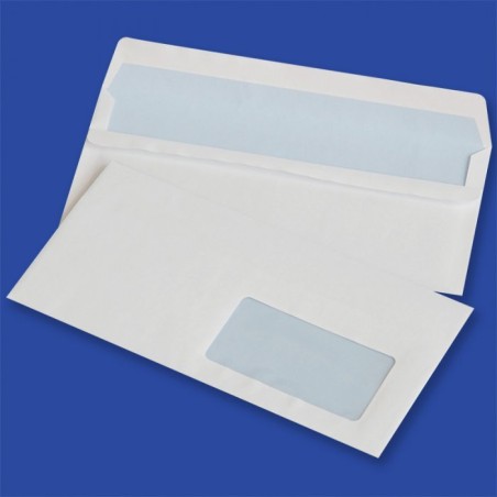 Koperty Dl Sk Białe 75G Okno Prawe 45X90Mm (1000Szt.) Nc Samoklejące 11221200