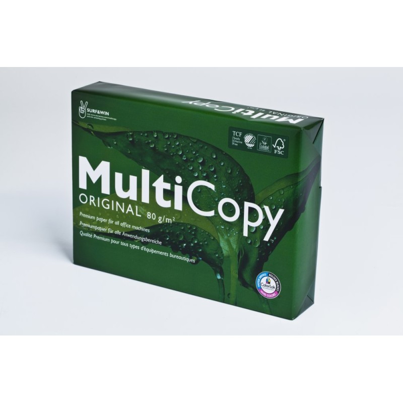 Papier Multicopy 80Gr A4 Klasa A Białość 161 Cie