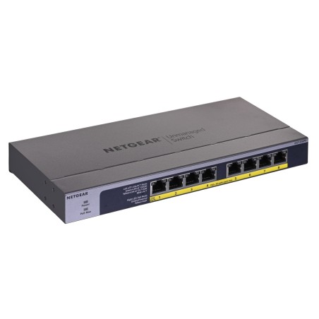 Switch Netgear Gs108Pp-100Eus 8P Poe 123W (Poe+: 8P) Unmanaged Gigabit