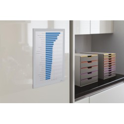 Ramka Magaframe A4 - Samoprzylepna Magnetyczna Biała 4872-02  (2Szt. ) Durable