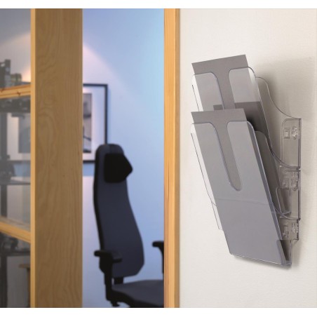 Pojemnik Na Ulotki Flexiplus 2Szt. A4 Pionowy Przezroczysty 1709008400 Durable
