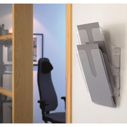 Pojemnik Na Ulotki Flexiplus 2Szt. A4 Pionowy Przezroczysty 1709008400 Durable