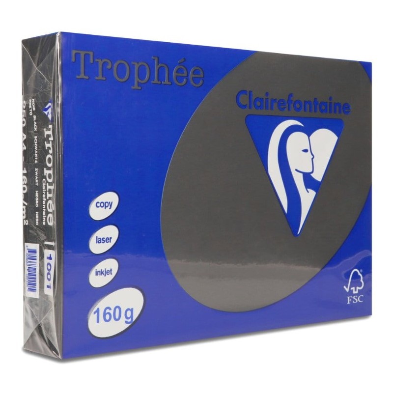 Papier Xero A4 160G Czarny Trophee Emerson 250Ark Xca41001B 1001Pc