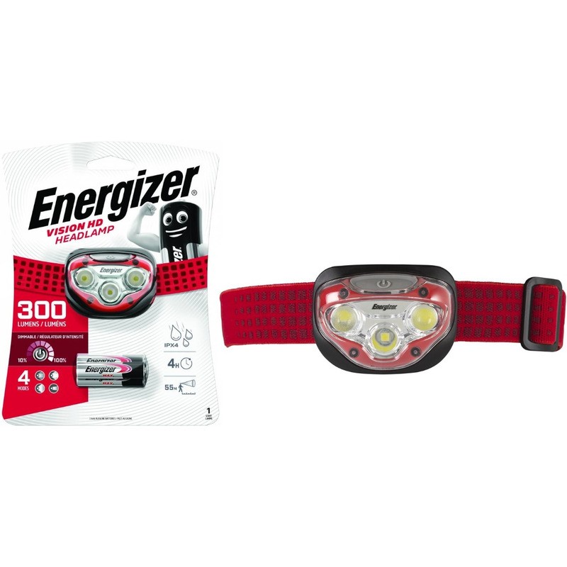 Latarka Czołowa Energizer Vision Hd (+3 Baterie Aaa)