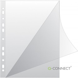 Koszulki Q-Connect A4/100Μm Typ L Krystaliczne (100)