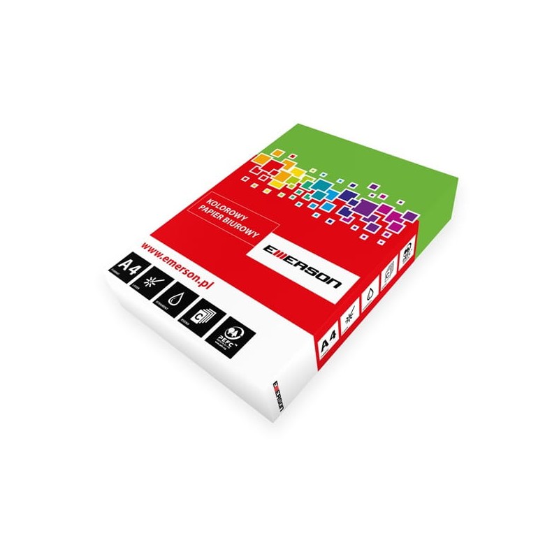 Papier Xero A4 160G C.zieleń Xem416052 Emerson   250Ark