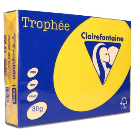 Papier Xero A4 80G Trophee Żółty Intesywny Słonecznikowy Xca41978