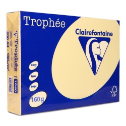 Papier Xero A4 160G Kremowy Trophee Xca41040 250Ark