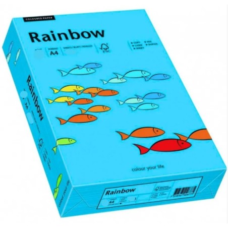 Papier Xero Kolorowy A4 160G  250 Ark. Rainbow R87 Niebieski  88042747