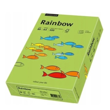 Papier Xero Kolorowy A4 160G  250 Ark. Rainbow R76  Zielony  88042659