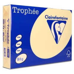 Papier Xero A4 80G Trophee Kremowy Ecru Beż Xca41787 Clairefontaine 1787Pc