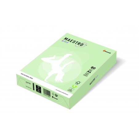 Papier Xero Maestro Color A4 80G Gn27 Jasna Zieleń