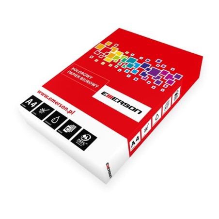 Papier Xero A4 80G (500) Czerwony Xem408022 Emerson
