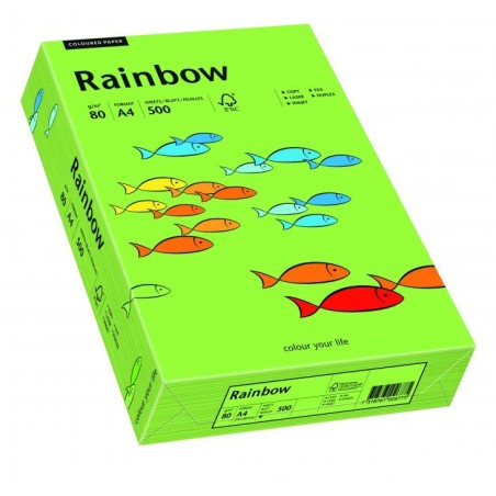 Papier Xero Kolorowy  A4 80G 500 Ark. Rainbow R76 Zielony 88042651