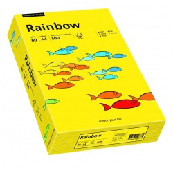 Papier Xero Kolorowy A4 80G 500 Ark. Rainbow R18 Ciemnożółty 88042387