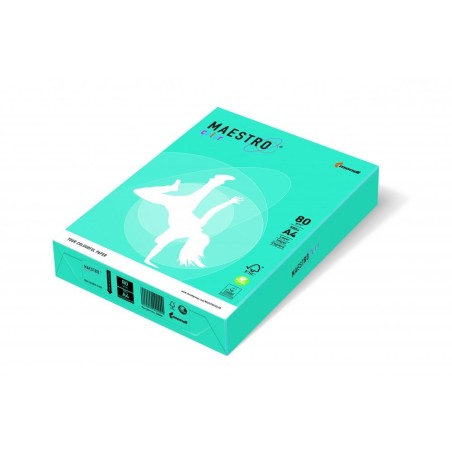 Papier Xero Maestro Color A4 80G Ab48 Błękitny