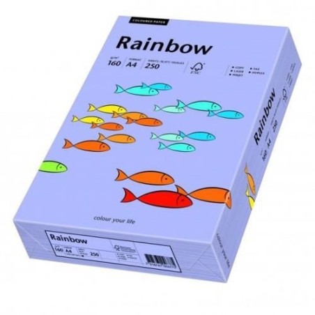 Papier Xero Kolorowy A4 160G 250 Ark. Rainbow R60  Fioletowy R60 88042571
