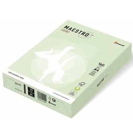 Papier Xero Maestro Color A4 160G  250 Ark. Gn27 J.zieleń  Pastel
