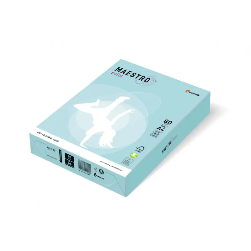 Papier Xero Maestro Color A4 80G Mb30 Niebieski