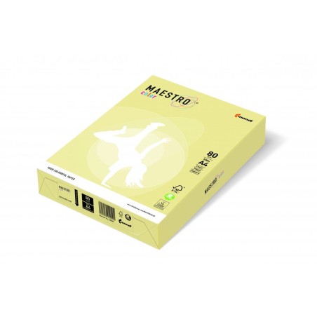 Papier Xero Maestro Color A4 80G Ye23 Żółty/Beż Piaskowy
