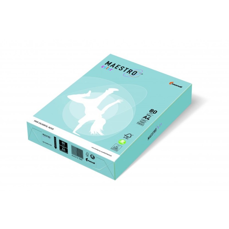 Papier Xero Maestro Color A4 80G Obl70 Błękit Arktyczny