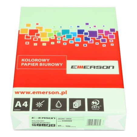 Papier Xero A4 80G Zielony Xem408009 Emerson