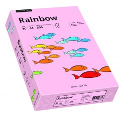 Papier Xero Kolorowy A4 80G 500 Ark. Rainbow R54  Jasnoróżowy 88042519