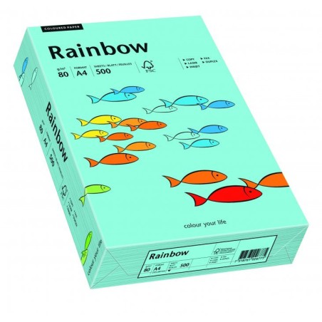 Papier Xero Kolorowy A4 80G 500 Ark. Rainbow R84 Morski 88042717
