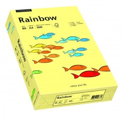 Papier Xero Kolorowy  A4 80G 500 Ark. Rainbow R12 Jasnożółty 88042297
