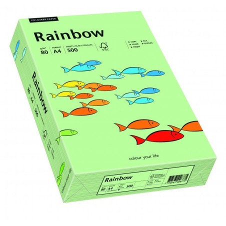 Papier Xero Kolorowy A4 80G 500 Ark. Rainbow R75 Przygaszona Zieleń 88042629