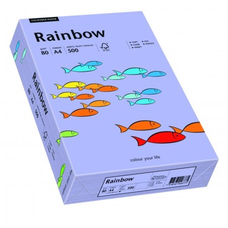 Papier Xero Kolorowy A4 80G 500 Ark. Rainbow R60 Fioletowy 88042563