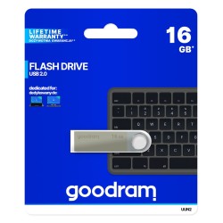 Pendrive Goodram Uun2 Uun2-0160S0R11 (16Gb  Usb 2.0  Kolor Srebrny)