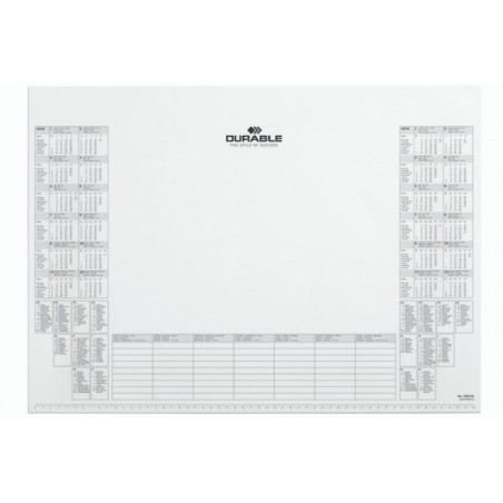 Dodatkowy Wkład Z Kalendarzem (Do  7291) 570X410 Biały 729202 Durable (26-27R)