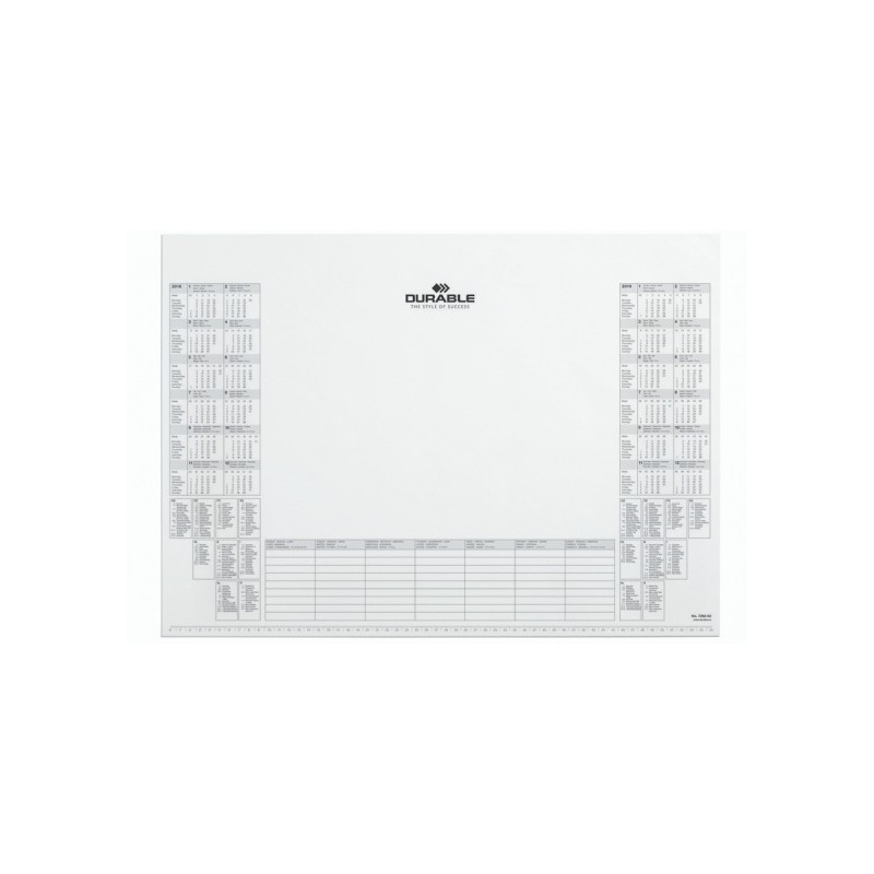 Dodatkowy Wkład Z Kalendarzem (Do  7291) 570X410 Biały 729202 Durable (26-27R)