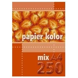 Papier Xero A4 80G Mix Kolorów (250 Arkuszy) Kreska