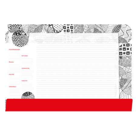Podkład Na Biurko-Notes B3-Black, Sp-B3-04 Michalczyk I Prokop