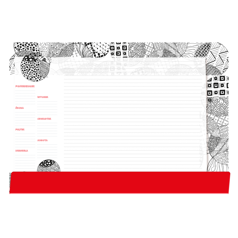Podkład Na Biurko-Notes B3-Black, Sp-B3-04 Michalczyk I Prokop