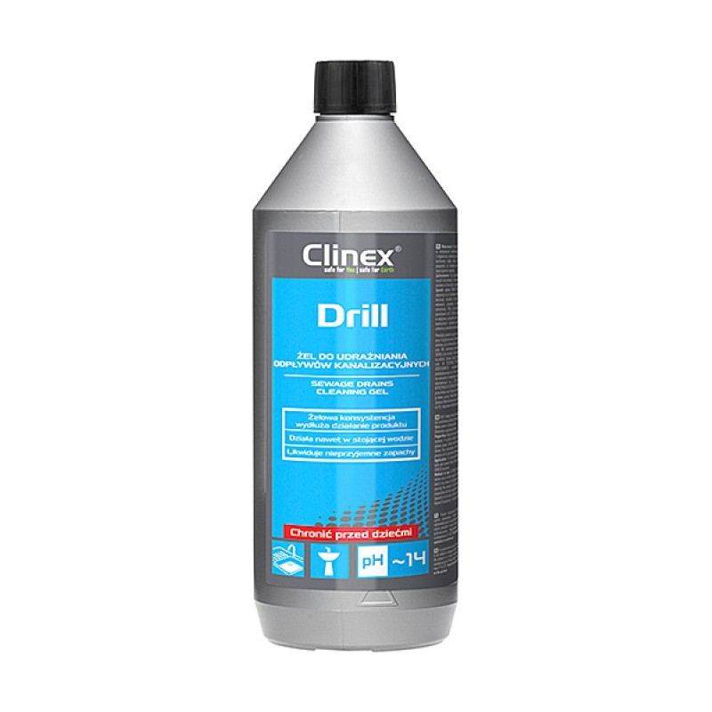 Żel Clinex 1L Drill (Do Udrażniania Odpływów Kanalizacyjnych)