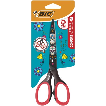 Nożyczki Bic Comfort 16Cm Decor Blister 1Szt, 9262822 Sale