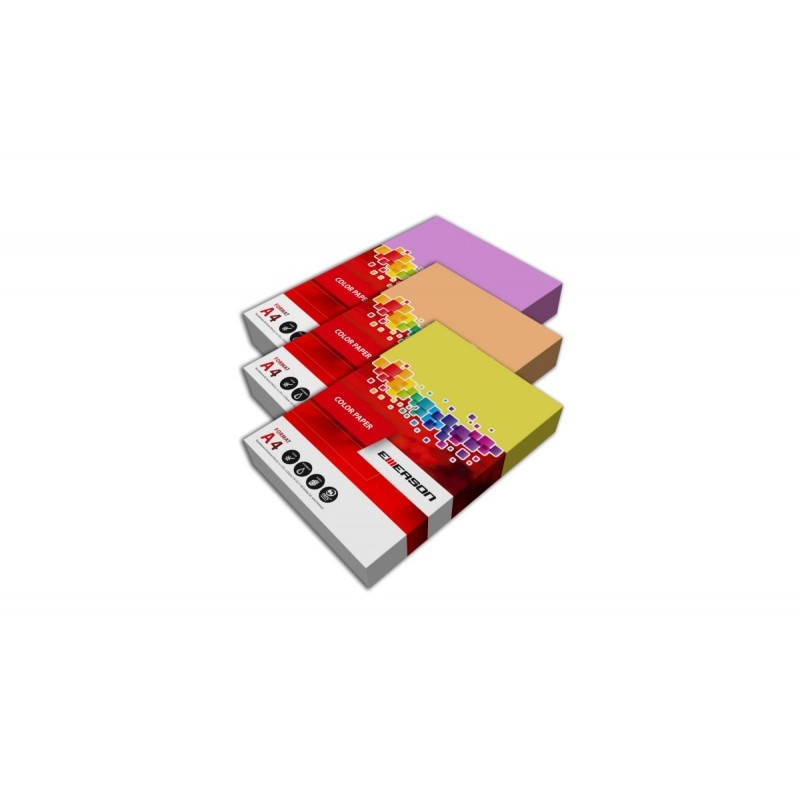 Papier Xero A4 80G Mix Intensywny Czer,Ró,Bł,Słon,Mięt.100Ark Xem1001Pwn