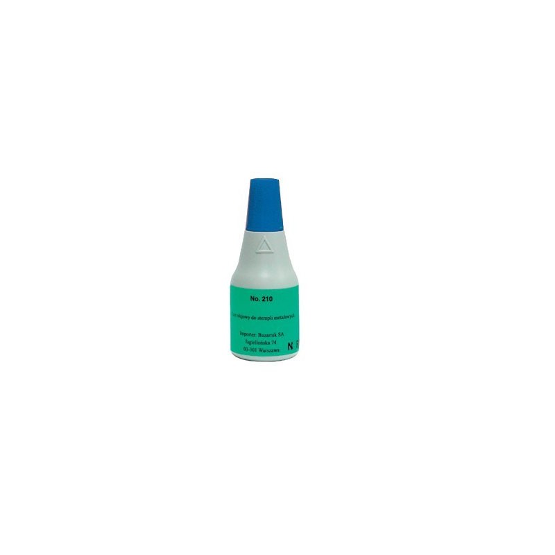 Tusz Olejowy Noris 210 Metal Zielony 25Ml Do Stempli Metalowych No210Zi