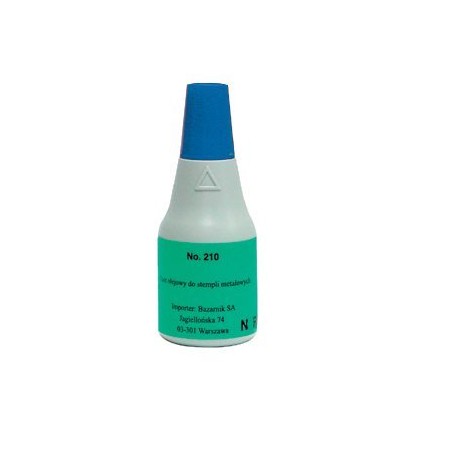 Tusz Olejowy Noris 210 Metal Niebieski 25Ml Do Stempli Metalowych No210Ni