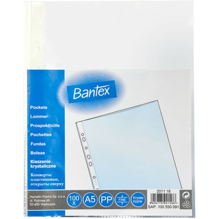 Koszulki Bantex A5/45Μm Krystaliczne (100)