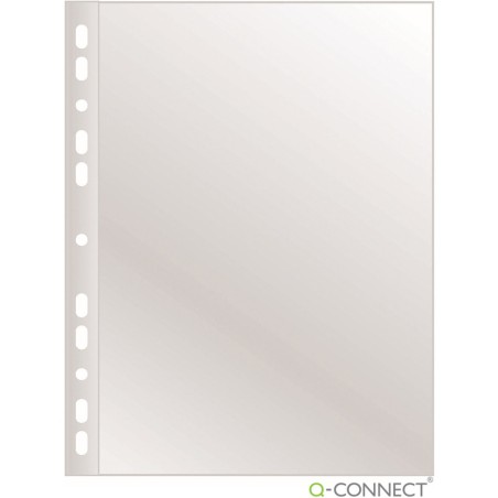 Koszulki Q-Connect A4/40Μm Poszerzane Groszkowe (100)