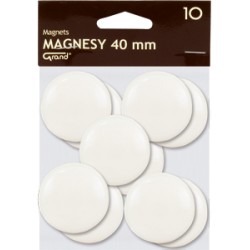 Magnes 40Mm Grand, Biały, 10 Szt 130-1699