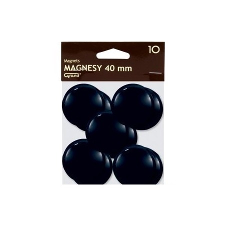 Magnes 40Mm Grand, Czarny, 10 Szt 130-1700