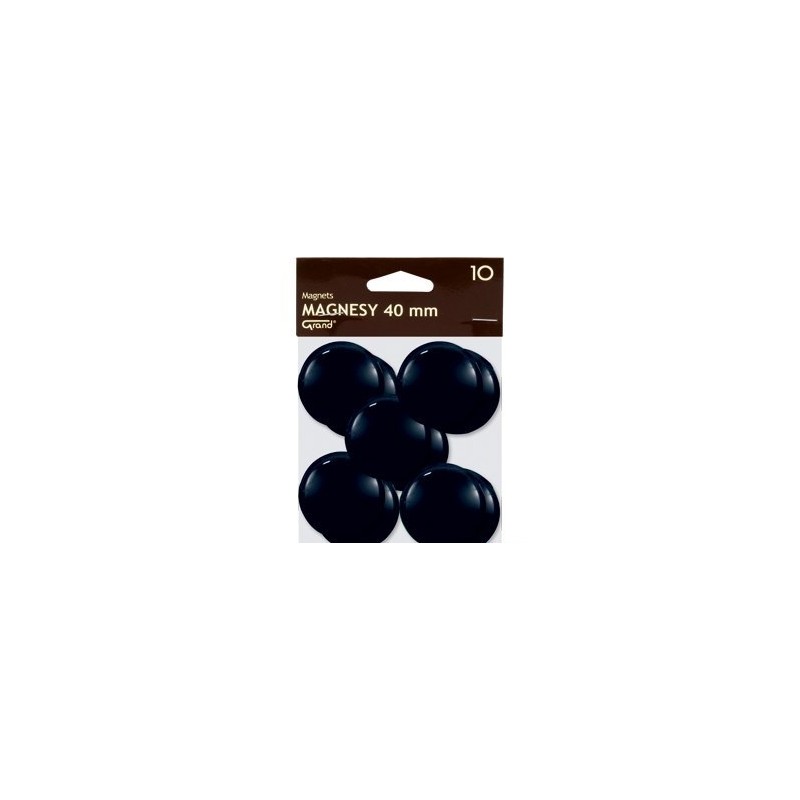 Magnes 40Mm Grand, Czarny, 10 Szt 130-1700