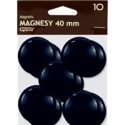 Magnes 40Mm Grand, Czarny, 10 Szt 130-1700